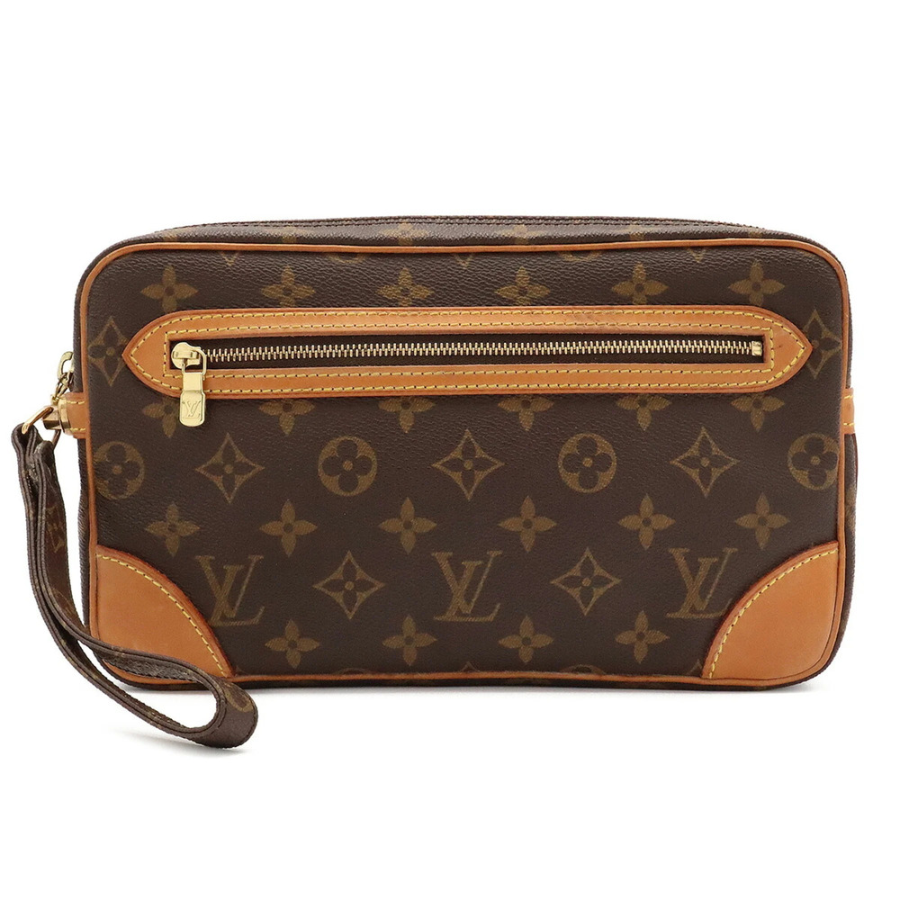 LOUIS VUITTON Louis Vuitton Monogram Marly Dragonne GM Second Bag Handbag Clu...